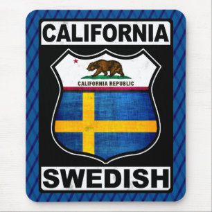 Alfombrilla De Ratón Mousemat sueco-americano de California