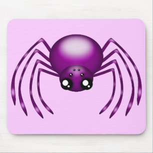 Alfombrilla De Ratón Mousemats de araña púrpura de Personalizado suave