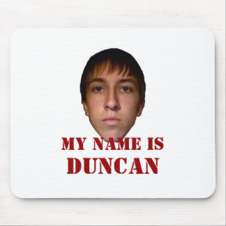 Alfombrilla De Ratón Mousepad 2010, mi nombre es Duncan
