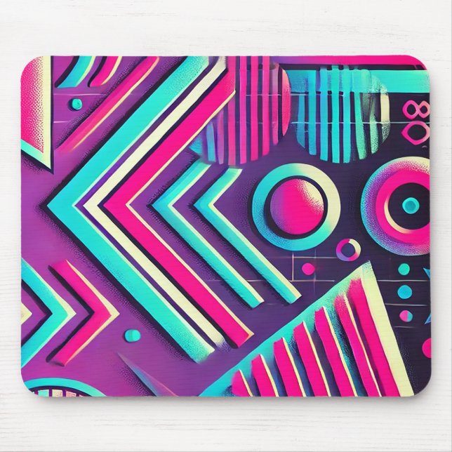 Alfombrilla De Ratón "Mousepad" 80er Jahre Style  (Frente)