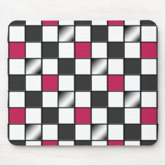 Alfombrilla De Ratón Mousepad a cuadros rosado alternativo