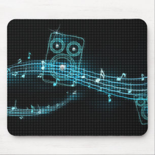 Alfombrilla De Ratón Mousepad abstracto de la música