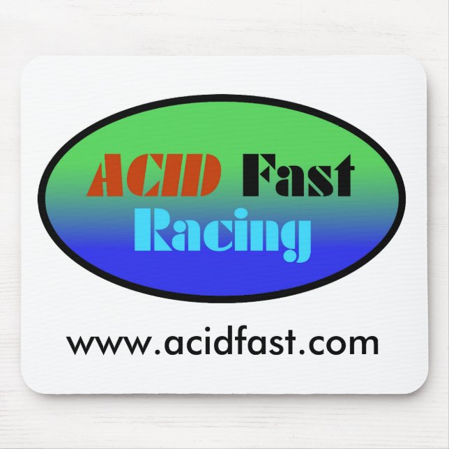 Alfombrilla De Ratón Mousepad ACIDFast de las Carreras (Frente)