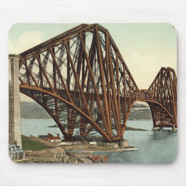 Alfombrilla De Ratón Mousepad - adelante tienda un puente sobre (Frente)