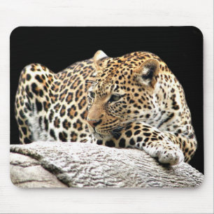 Alfombrilla De Ratón Mousepad agujereado del leopardo