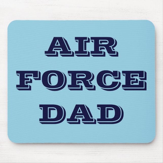 Alfombrilla De Ratón Mousepad Air Force Dad (Frente)