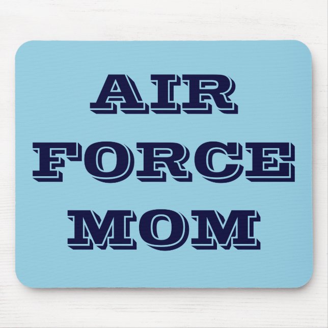 Alfombrilla De Ratón Mousepad Air Force Mom (Frente)