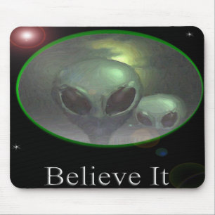 Alfombrilla De Ratón Mousepad Alien grays