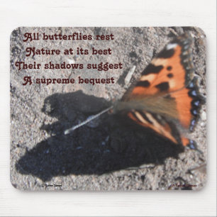 Alfombrilla De Ratón Mousepad All Butterflies Descansa Poema De Ladee B