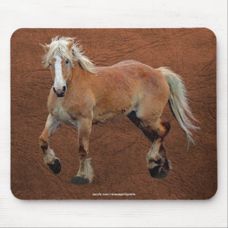 Alfombrilla De Ratón Mousepad, amante del equino de caballo con inclina