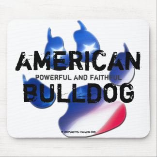 Alfombrilla De Ratón Mousepad American Bulldog