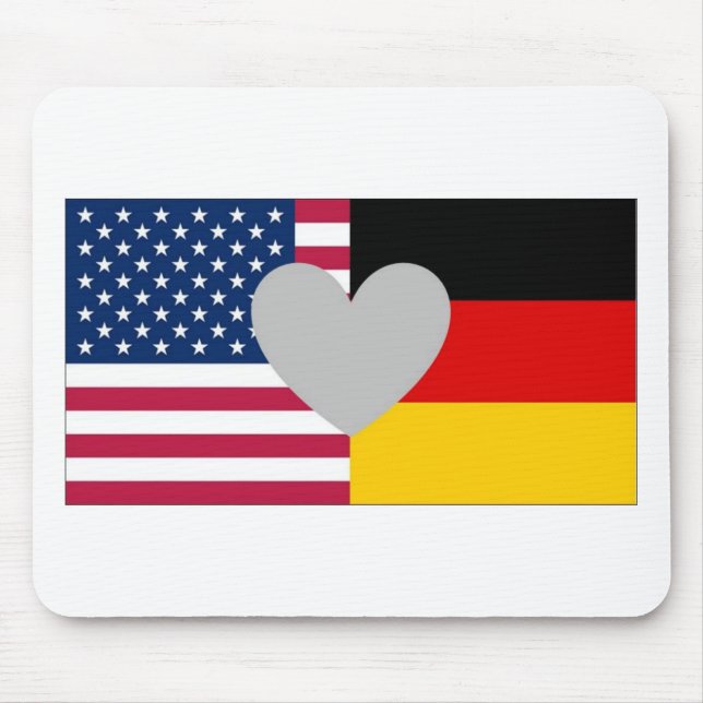 Alfombrilla De Ratón Mousepad americano alemán (Frente)