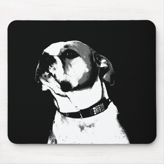Alfombrilla De Ratón Mousepad americano del bulldog (Frente)