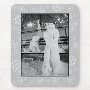 Alfombrilla De Ratón Mousepad, 'Amigos del Invierno'