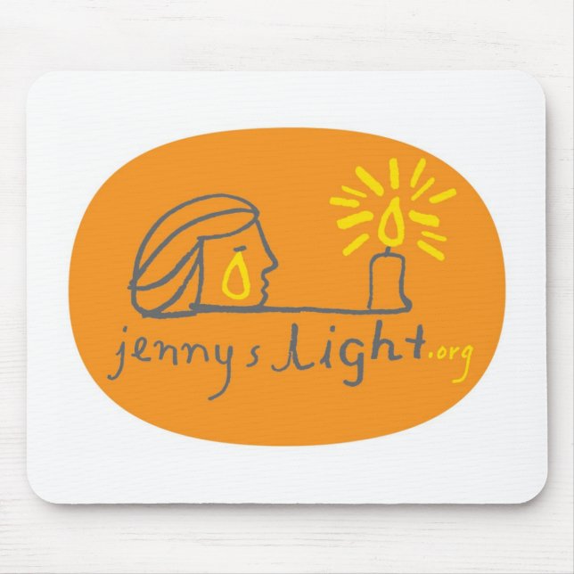 Alfombrilla De Ratón Mousepad anaranjado (Frente)