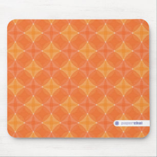 Alfombrilla De Ratón Mousepad anaranjado del círculo