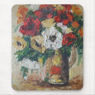 Alfombrilla De Ratón Mousepad Ann Hayes Pintura Flor Mix Delight