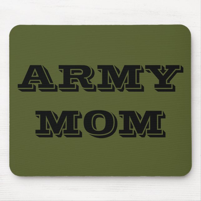 Alfombrilla De Ratón Mousepad Army Mom (Frente)