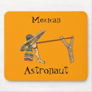 Alfombrilla De Ratón Mousepad, astronauta mexicano