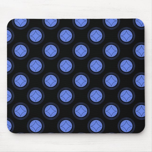 Alfombrilla De Ratón Mousepad, azul (Frente)