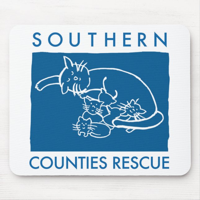 Alfombrilla De Ratón Mousepad azul (Frente)