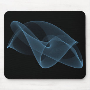 Alfombrilla De Ratón Mousepad azul abstracto