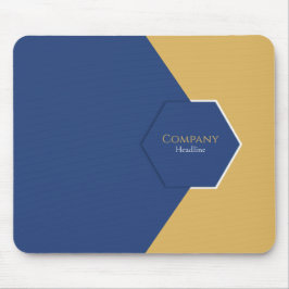 Alfombrilla De Ratón Mousepad azul corporativo