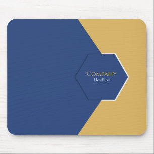 Alfombrilla De Ratón Mousepad azul corporativo