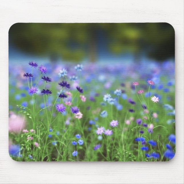 Alfombrilla De Ratón Mousepad azul de Cornflower (Frente)