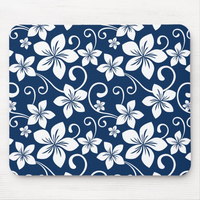 ALFOMBRILLA DE RATÓN MOUSEPAD AZUL DE HAWAII (AZUL DE NAVY) (Frente)
