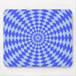 Alfombrilla De Ratón Mousepad azul hipnótico