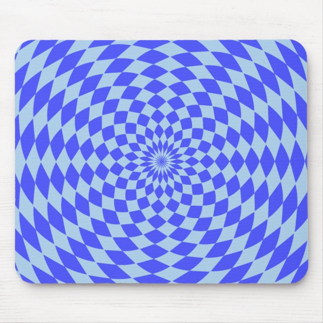 Alfombrilla De Ratón Mousepad azul hipnótico (Frente)