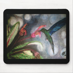 ALFOMBRILLA DE RATÓN MOUSEPAD AZUL SAPPHIRE HUMMING BIRD
