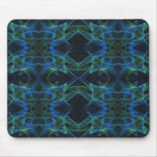 Alfombrilla De Ratón Mousepad azul, verde y negro