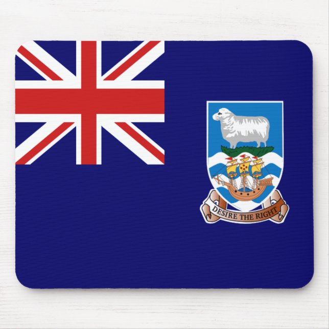 Alfombrilla De Ratón Mousepad, bandera de las Islas Malvinas (Frente)