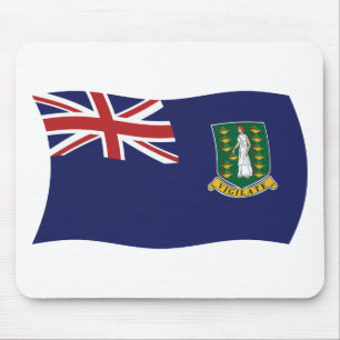 Alfombrilla De Ratón Mousepad, bandera de las Islas Vírgenes Británicas