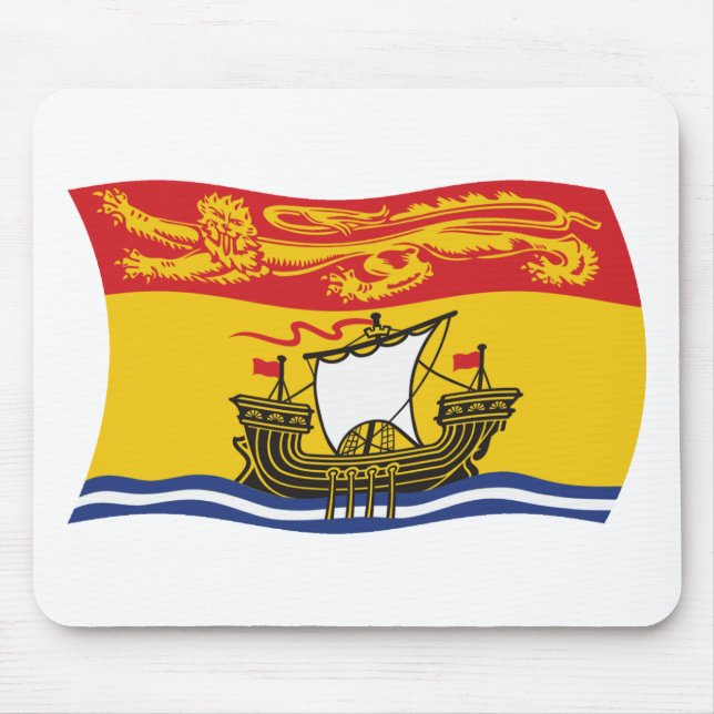Alfombrilla De Ratón Mousepad Bandera de Nueva Brunswick (Frente)