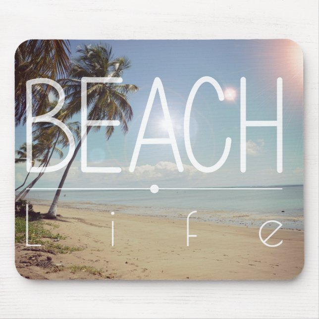 Alfombrilla De Ratón Mousepad Beach Life (Frente)