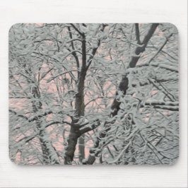 Alfombrilla De Ratón Mousepad Big Tree En Nieve