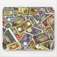 MOUSEPAD - BILLETES DE BANCO RAROS