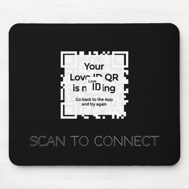 Alfombrilla De Ratón Mousepad - BLACK - QR - GLAM-Sammlung (Frente)