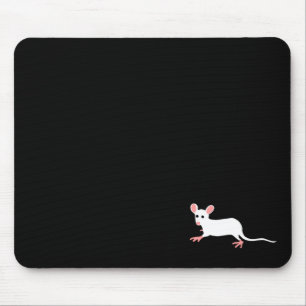 Alfombrilla De Ratón mousepad blanco del ratón