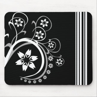 Alfombrilla De Ratón Mousepad Blanco Y Negro