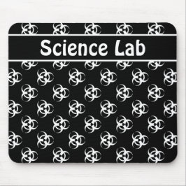 Alfombrilla De Ratón Mousepad blanco y negro con Personalizado Textos