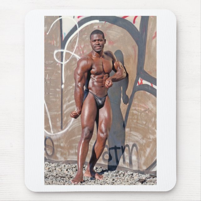 Alfombrilla De Ratón Mousepad, bodybuilder Jean SCUTT # 5A (Frente)