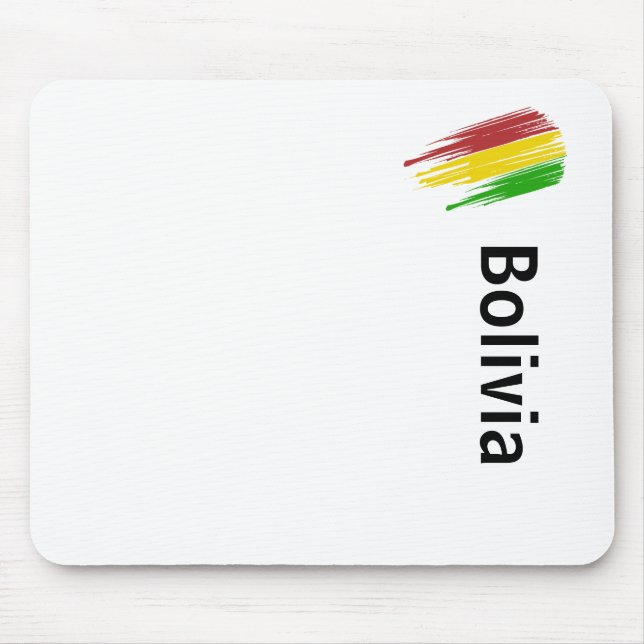Alfombrilla De Ratón Mousepad Bolivia (Frente)