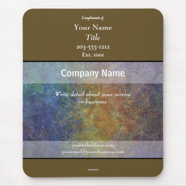 Alfombrilla De Ratón Mousepad Bronze promocional - HAMbyWG (Frente)