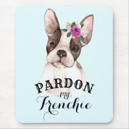 Alfombrilla De Ratón Mousepad Bulldog francés - Azul