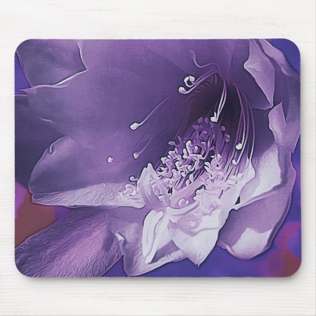 Alfombrilla De Ratón Mousepad Cactus Orchid Indigo Touch (Frente)