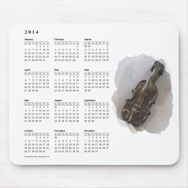 Alfombrilla De Ratón mousepad calandar (Frente)